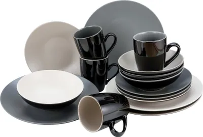 Produktbild von CreaTable, 22457, Very Cool, Kombiservice 16-tlg, Steinzeug