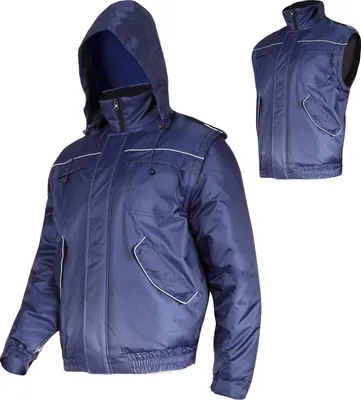 Produktbild von Marineblaue Isolierte Jacke Mit Ärmeln, "S", Ce, Lahti