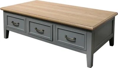 Produktbild von Couchtisch FARMHOUSE grau braun Wohnzimmertisch Landhausmöbel modern