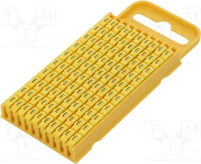 Obrázek produktu pro 100 kusů štítků pro označování kabelů a vodičů, průměr 4,3 ÷ 5,3 mm, 561-03054, označovací štítky