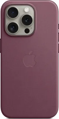 Image de Apple iPhone 15 Pro étui en tissu fin avec MagSafe Mulberry iPhone 15 Pro