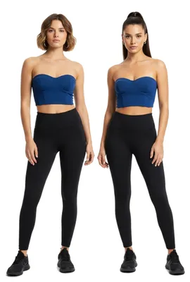 Produktbild von Good Deal Market 2 Leggings Baumwoll im Doppelpack Die Legging 95% Baumwolle sin