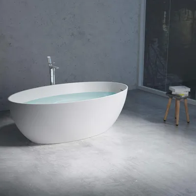 Produktbild von doporro Freistehende Badewanne Vicenza902 170x60x56cm Überlauf weiß