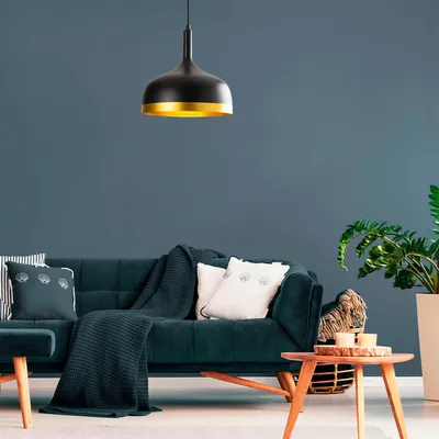 Produktbild von Opviq, Sivani- Sivani ABY, Schwarz,Gold, Kronleuchter, Metallkörper