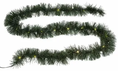 Immagine prodotto di Idena 31345 Idena Tannengirlande 24er LED Lichterkette grün 2,2 m
