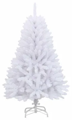 Immagine prodotto di vidaXL Albero di Natale Artificiale Pieghevole con Supporto Bianco 120 cm