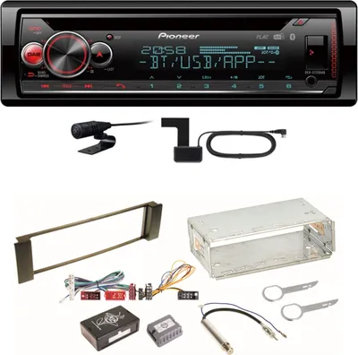 Produktbild von Pioneer DEH-S720DAB Bluetooth FLAC Digitalradio Einbauset für Audi A3 8L A6 4B