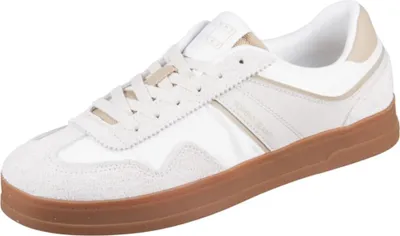 Produktbild von Tommy Hilfiger The Greenwich Mix Media sportlicher Schnürer Beige in Gr. 40