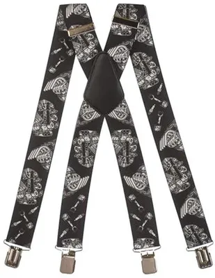 Productafbeelding van Breed Elastische Bretels met Patroon - 4 cm