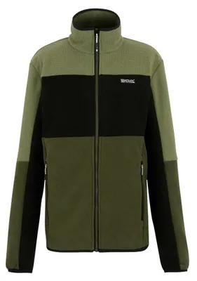 Produktbild von Regatta - "Ormont" Fleece-Oberteil für Herren RG13026 (XXL) (Ölgrün/Schwarz/Oliv)