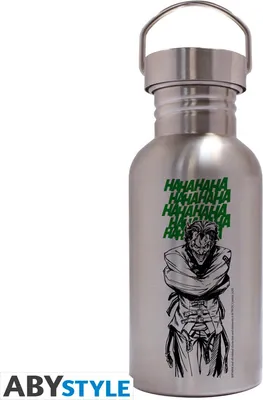 Produktbild von DC COMICS - Canteen Steel Bottle - Joker Laugh