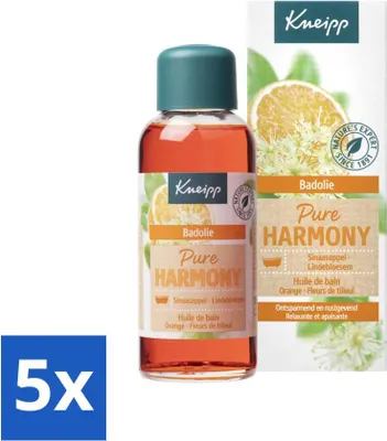 Produktbild von Kneipp - Badeöl - Orange-Limettenblüte - 100 ml - Vorteilspack - 5 Stücke
