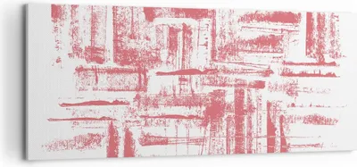 Produktbild von Bild auf Leinwand - Leinwandbild - Einteilig - Rot Textur Muster - 120x50cm - Wand Bild - Wanddeko - Wandbilder - Leinwanddruck - Bilder - Wanddekoration - Leinwand bilder - Wandbild - AB120x50-5048