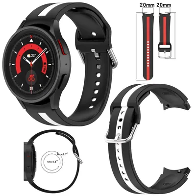 Obrázok produktu pre Pre Samsung Galaxy Watch 6 5 4 Normal Pro Classic všetky veľkosti plastový remienok
