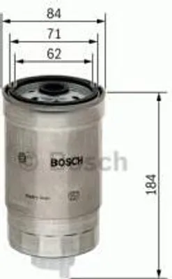 Produktbild von Bosch Kraftstofffilter  1 457 434 187