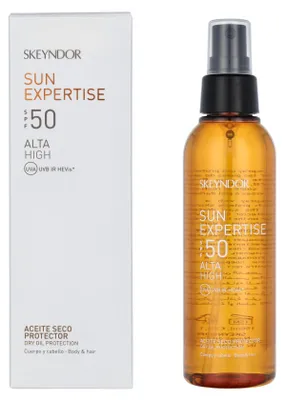 Image de Crème solaire Skeyndor Sun Expertise Huile sèche protectrice pour le corps et les cheveux SPF 50