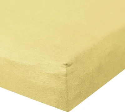 Produktbild von Traumschlaf Zwirn-Jersey Elasthan Spannbetttuch De-Luxe 180x200 - 200x220 cm creme