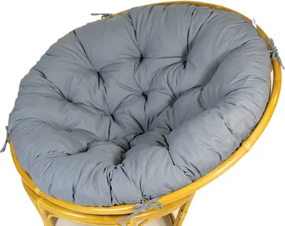 Produktbild von Polster für Papasansessel , Ersatzpolster Papasan D 120 cm , Fb. grau / blau