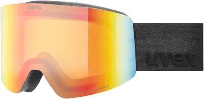 Produktbild von Uvex 5506822230, doppelte Scheibe, Spiegel, Unisex, Zylindrische (flache) Linse, Schwarz, Mehrfarbig