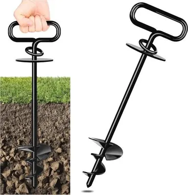 Obrázek produktu pro Kotva do země pro psy - Ideální pro střední a velké psy do 100 kg - Ideální pro venkovní použití i na zahradě