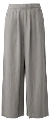 Produktbild von s.Oliver High-Rise Wide Leg Hose aus Leinenmix mit Bundfalten und Elastikbund