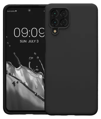 Produktbild von kwmobile Handyhülle für Samsung Galaxy M53 5G Hülle - Case Silikon - Kabelloses Laden - Schutzhülle Cover in Schwarz