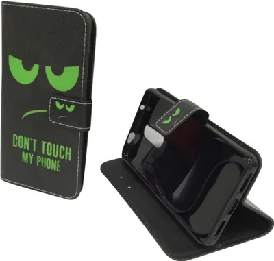 Produktbild von Handyhülle Tasche für Handy Xiaomi Redmi Pro Dont Touch My Phone Grün