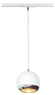1-Phasen-Strahler LIGHT EYE, GU10, 75 W, Weiß, für Schienensystem