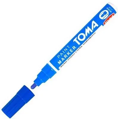 Produktbild von Ölmarker To-440, Blau, 2,5 mm Rundspitze, 10 ml, permanent, lichtecht, wasserfest