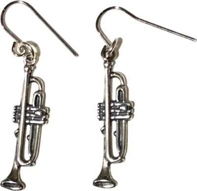 Produktbild von Trompeten Ohrringe Miniblings Hänger Trompete Instrument Musik 925 Echtsilber
