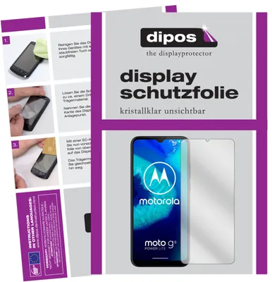 Obrázek produktu pro 2x ochranná fólie displeje pro Motorola Moto G8 Power Lite čirá ochranná fólie displeje dipos