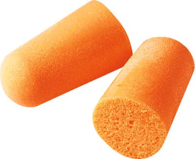 Produktbild von 3M Gehörschutzstöpsel 1100, Ohrstöpsel aus Schaumstoff, 50 Paar, Weicher und hypoallergener Schaum, Ohrenstöpsel hygienisch paarweise verpackt, (94...