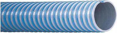 Image de Tuyau d'aspiration et de refoulement NORPLAST PVC 389 SUPERELASTICO, diamètre intérieur 152 mm, gris, diamètre extérieur 170,0 mm, épaisseur 9,0 mm, longueur 4 m