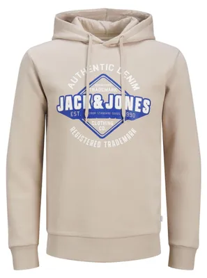 Immagine prodotto di JACK & JONES JJELOGO, felpa con cappuccio, 2 colori, taglia 24/25, modello NOOS