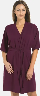 Obrázok produktu pre Teyli dámsky viskózový župan klasického strihu Maddalena Female 2902 fialový XL