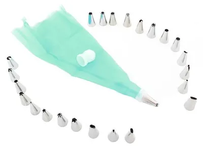 Produktbild von APT AG406A Spritzbeutel für Dekorationen, 22-teilig