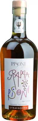 Produktbild von Distilleria Pisoni Grappa Stravecchia NV 0.7 L Flasche