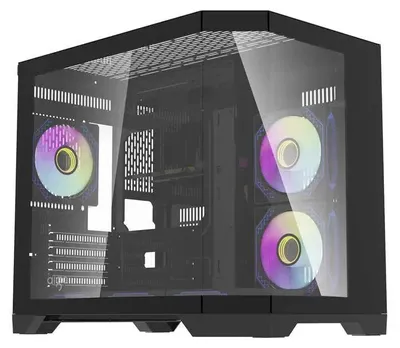 Image de darkFlash Darflash FT418 computer case + 6 aRGB fans (black)
