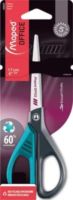 Image de Maped 468002 Maped Ciseaux Essentails OFFICE, ronds, longueur : 170 mm