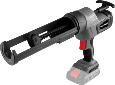 Produktbild von GRAPHITE 310 ml 18 V Tuben-Extruder zum Veredeln, konstruieren und Versiegeln Oberflächen, presskraft von 4.500 N und Auspressgeschwindigkeit von 0,7 bis 11 mm/s geeignet für 310 ml Tuben