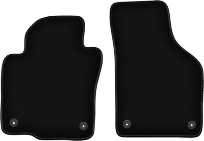 Immagine prodotto di Wielganizator Tappetini anteriori in velluto per Volkswagen Jetta VI (2010-2018, berlina, station wagon, variant) neri, set 2 pz, con fissaggi