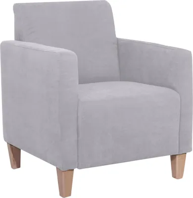 Produktbild von Sessel Karol Bezug Veloursstoff Buche natur / silber 22200