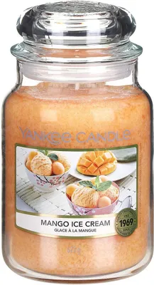 Obrázek produktu pro Yankee Candle Mango Ice Cream Large Jar 623G