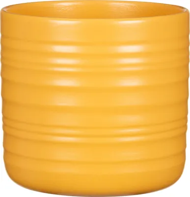Produktbild von Scheurich Cottage, Blumentopf aus Keramik,  Farbe: Curcuma, 19,6 cm Durchmesser, 17,9 cm hoch, 4,3 l Vol.