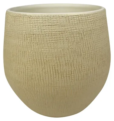 Produktbild von Ter Steege Pflanztopf - moderner Look - beige - 31 x 28 cm