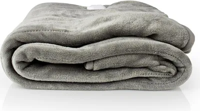 Obrázok produktu pre Nedis PEBL140CWT Elektrická deka Deka 180 X 130 cm 9 nastavení teploty Svetelný indikátor Ochrana proti prehriatiu