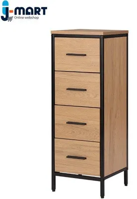 Obrázek produktu pro Uzavíratelná úložná skříňka do koupelny – 30 x 30 x 82 cm – 4 přihrádky
