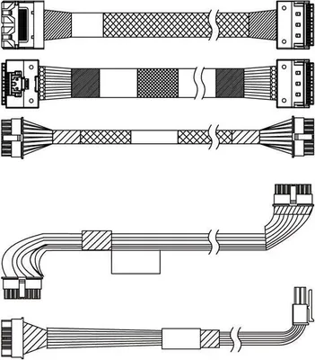Produktbild von Lenovo Speicherkabelkit - für 3,5"/2,5" Chassis