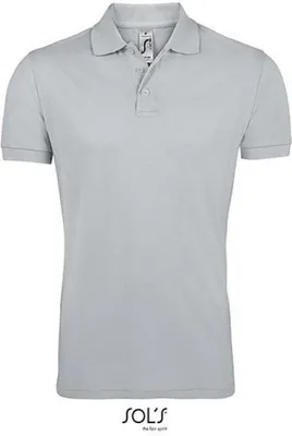 Image de SOLs 00571 | Polo homme Prime - Couleur : Gris pur - Taille : S