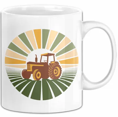 Produktbild von Landwirt Tasse Geschenkidee Landwirtschaftsfan Lustiger Geschenkidee Lustig (Weiß)